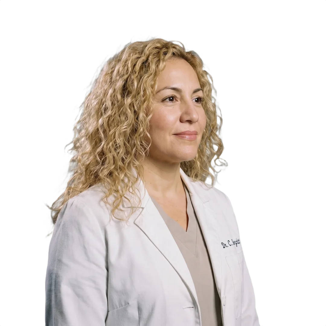 Dra. Catalina Beristáin sonriendo